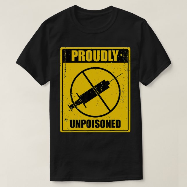 Camisa Anti-Va Profundamente Não Envenenada  (Frente do Design)