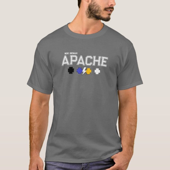 Camisa Apache Knife® Apache Land 1. T-Shirt (Frente)