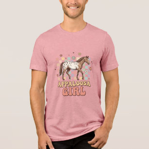 Camisa Appaloosa Girl Vintage Cavalo Western Desig