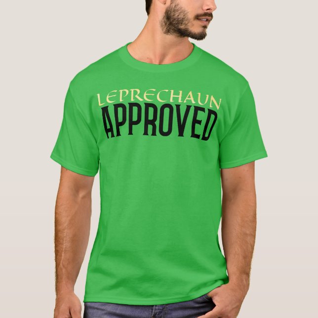 Camisa Aprovada pelo Leprechaun (Frente)