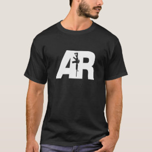 Camisa AR-15 Gun, design de Rifle AR15 para homens