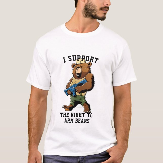 Camisa Arm Bears - Direito de Armar Ursos Engraçad (Frente)