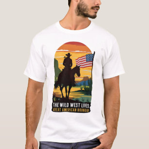 Camisa arredondada da América excelente, camisa oc