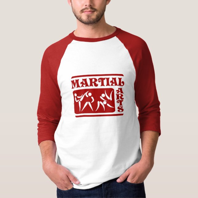 Camisa Artes Marciais - escolha estilo e cor (Frente)