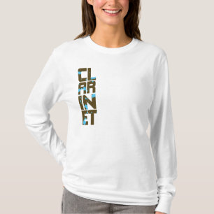 Camisa assimétrica do clarinete