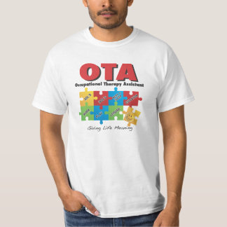 Camisa assistente S da terapia ocupacional T de S