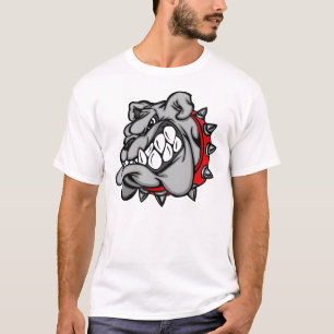 Camisa assustador do buldogue