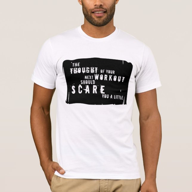 Camisa assustador do exercício (Frente)