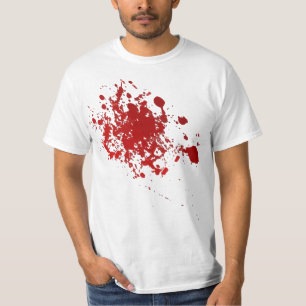 Camisa assustador do splatter do sangue do Dia das