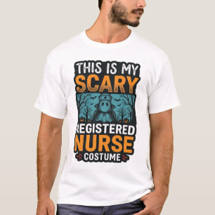Camisa Assustadora de Enfermeira Registrada de Hal