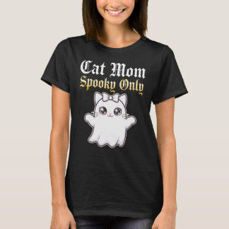 Camisa Assustadora de Gata Mãe - Gato Fantasma Fof