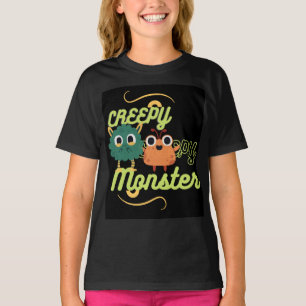 camisa assustadora de monstro