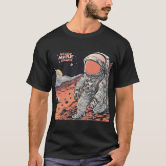Camisa astronauta - Sonhos espaciais em camisetas