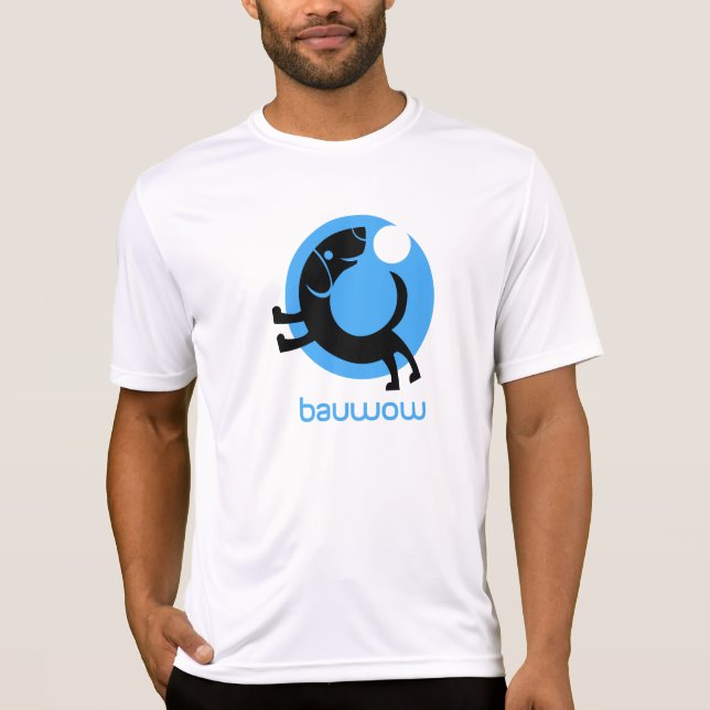 Camisa atlética branca de Sportek dos homens (Frente)