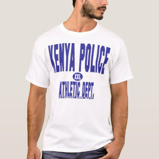 camisa atlética da polícia t de kenya