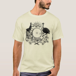 Camisa australiana do partido do ciclista