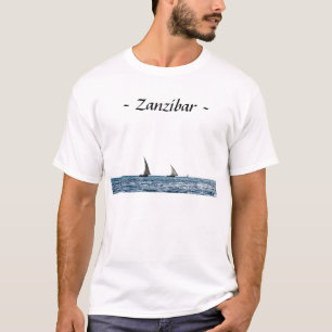 Camisa autêntica dos veleiros T de Zanzibar