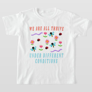 Camisa Autismo, Todos Pensamos Diferente, Ed Espec