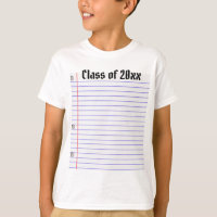 Camisa autógrafo (personalize seu ano)