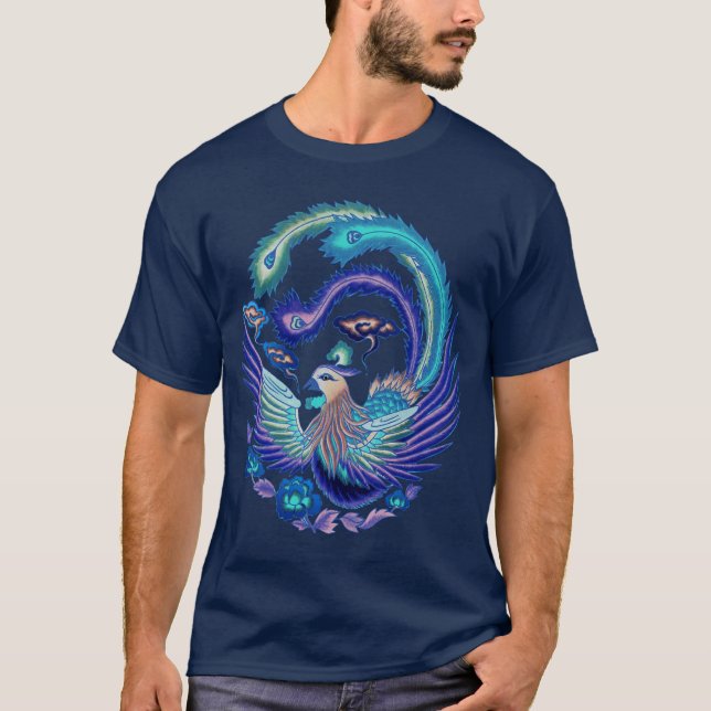 Camisa azul da benevolência (Frente)