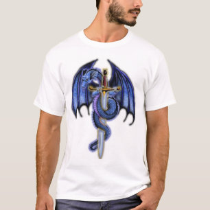 Camisa azul do dragão