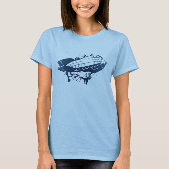 Camisa azul do HMS Stubbington (Frente)