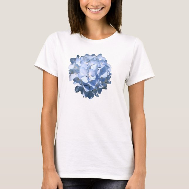 Camisa azul do Hydrangea (Frente)