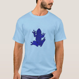 Camisa azul do sapo
