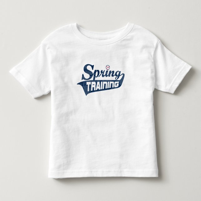 Camisa Azul do Treinamento de Primavera (Frente)