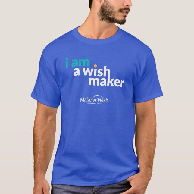 Camisa Azul do WishMaker (Frente)