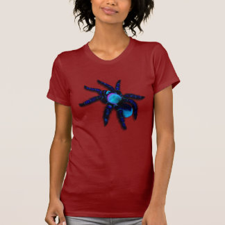 Camisa azul grande da aranha