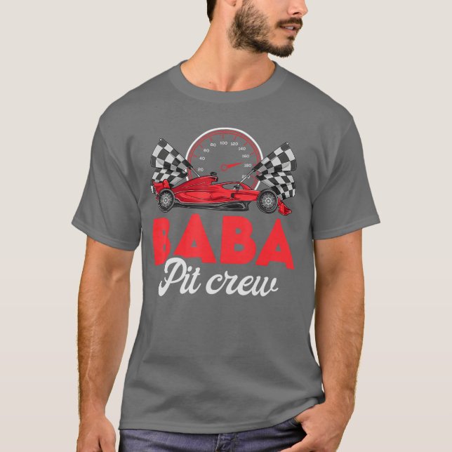 Camisa Baba Da Corrida Do Menino Do Aniversário Ba (Frente)