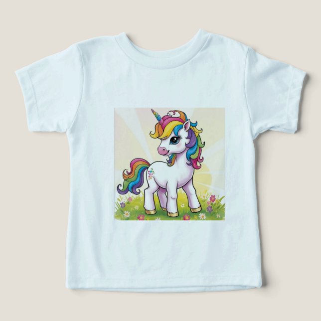 Camisa Baby Unicorn Toddler (Design frontal)