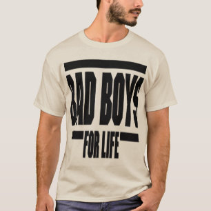 Camisa Bad Boys For Life PNG, Texto de Gangster Ur