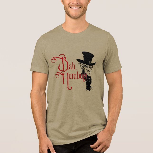 Camisa Bah Humbug Cavalheiro Vitoriano de Natal (Frente)