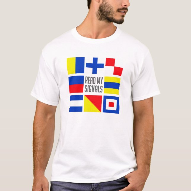 Camisa bandeiras marítimas - escolha estilo e cor (Frente)