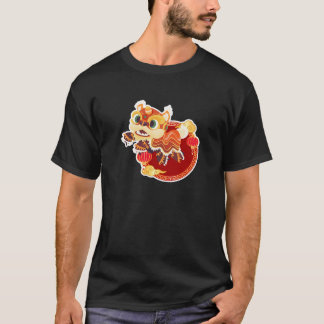 Camisa Barongsai de Ano Novo Dança de Leão Chinês