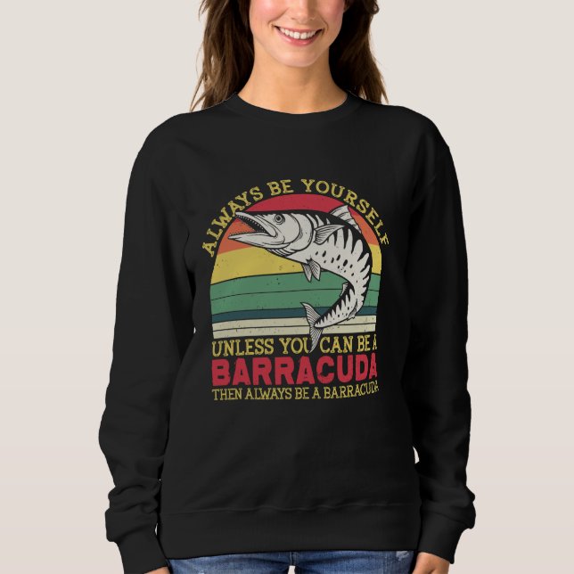 Camisa Barracuda Engraçada Para Homens Mulheres Ba (Frente)