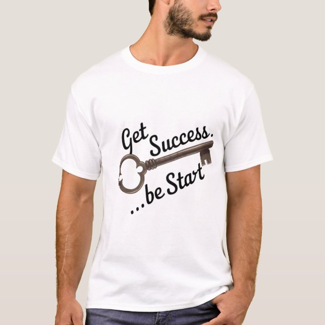 Camisa básica de camiseta masculina (Frente)