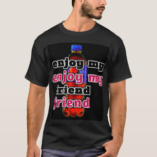 Camisa básica de homem com Design digital colorida