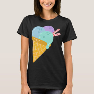 Camisa básica de T-Shirt Summer e Gelato
