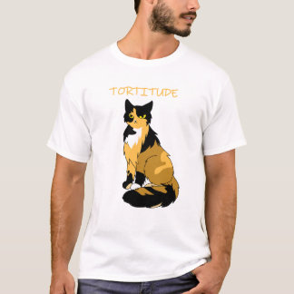 Camisa básica de "Tortie" Tortie Cat Masculina