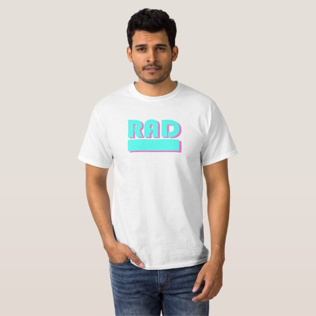 Camisa básica de VaporWave RAD (Frente Completa)