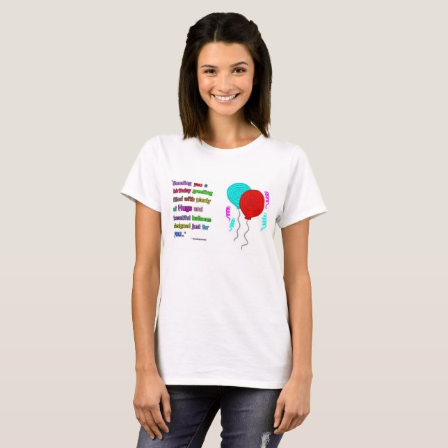 Camisa básica do T das mulheres das citações do (Frente Completa)