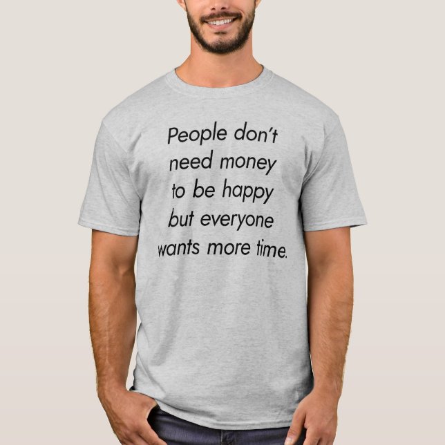 Camisa básica dos homens mais tempo (Frente)