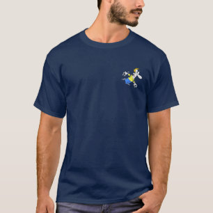 Camisa Básica Escura de Arremesso de Ferradura