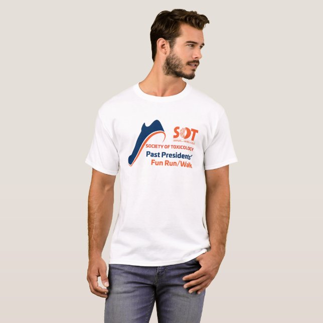 Camisa básica masculina - Corrida divertida dos pr (Frente Completa)