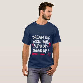CAMISA BÁSICA MASCULINA SONHE GRANDE ALEGRAR