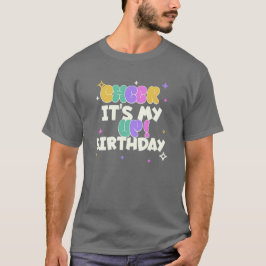 CAMISA BÁSICA PARA HOMENS DE ANIVERSÁRIO