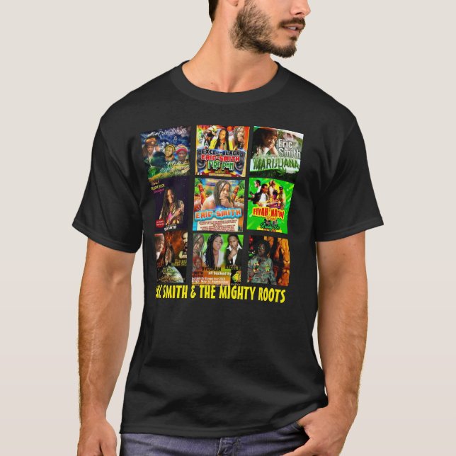 CAMISA BÁSICA PRETA ERIC SMITH TOUR MERCH (Frente)